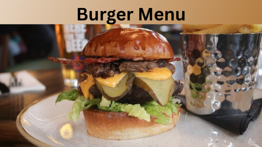 Burger Menu