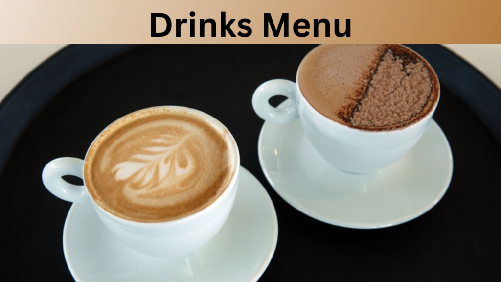 Drinks Menu