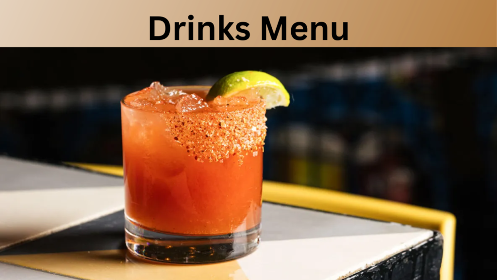 Drinks Menu