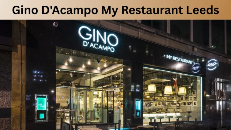 Gino D'Acampo My Restaurant Leeds