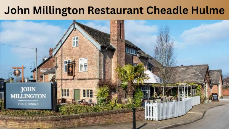 John Millington Restaurant Cheadle Hulme
