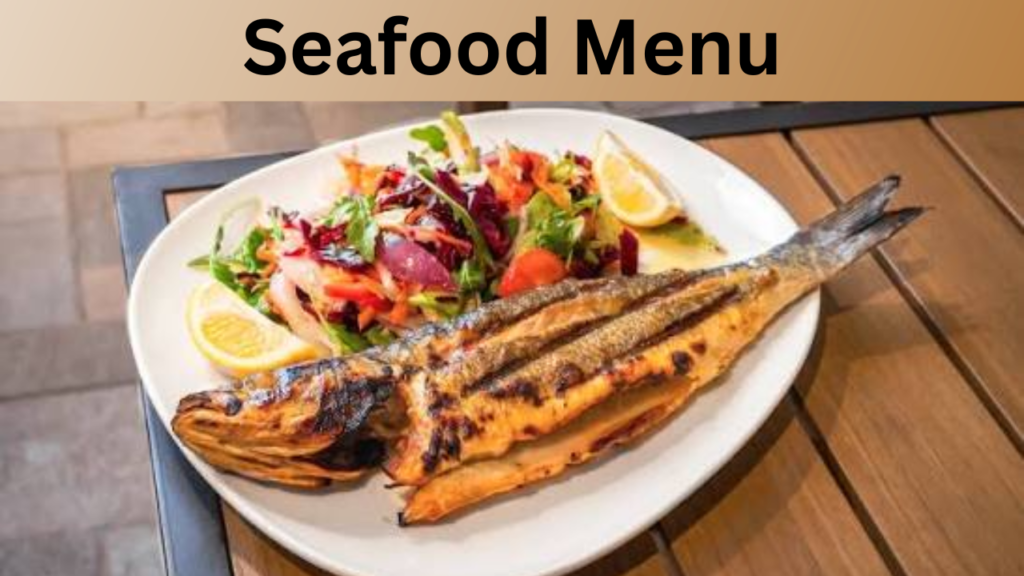 Seafood Menu