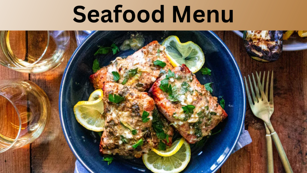 Seafood Menu
