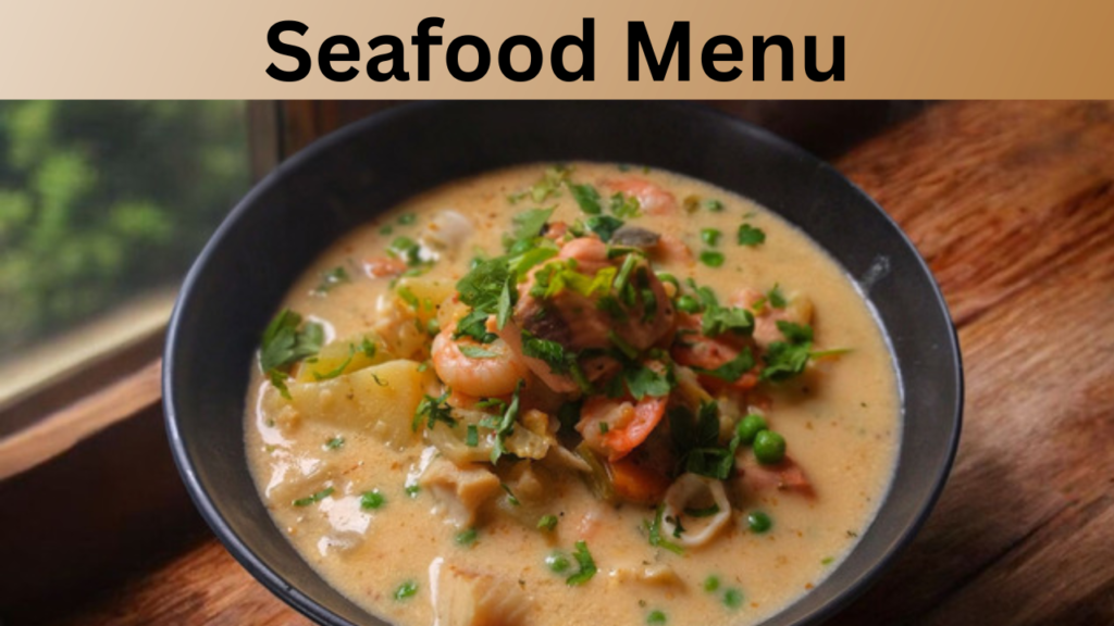 Seafood Menu
