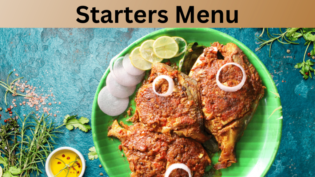 Starters Menu