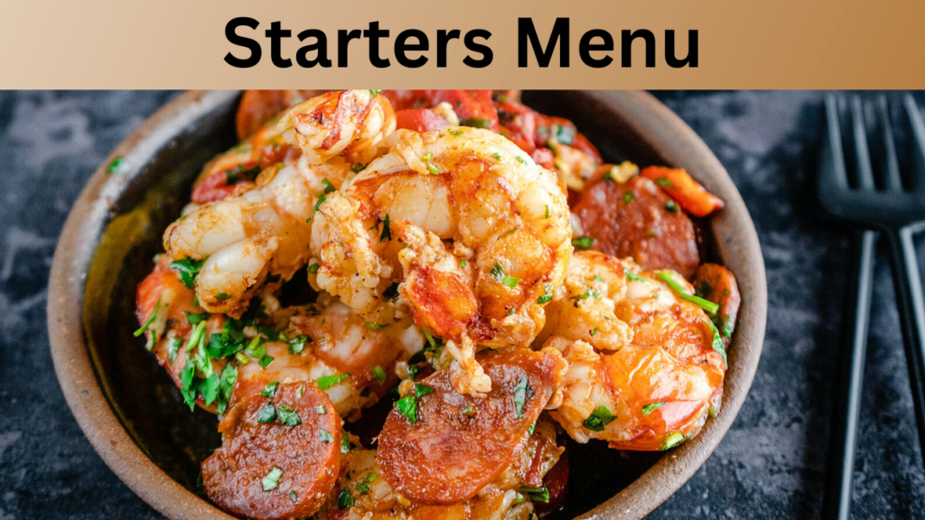Starters Menu