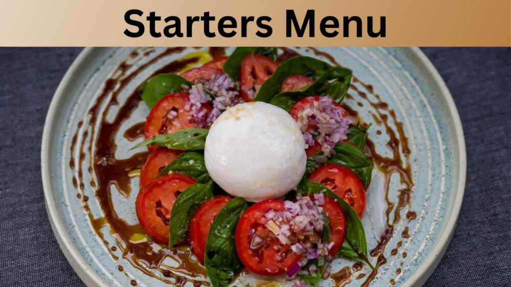 Starters Menu