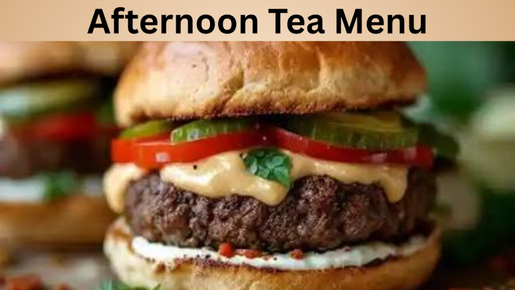 Afternoon Tea Menu