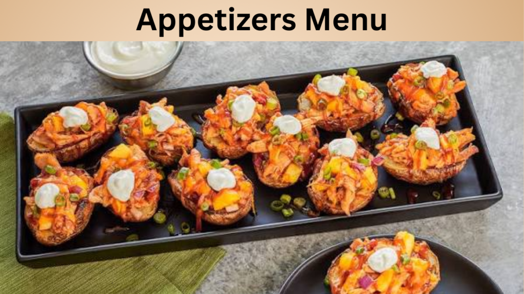 Appetizers Menu