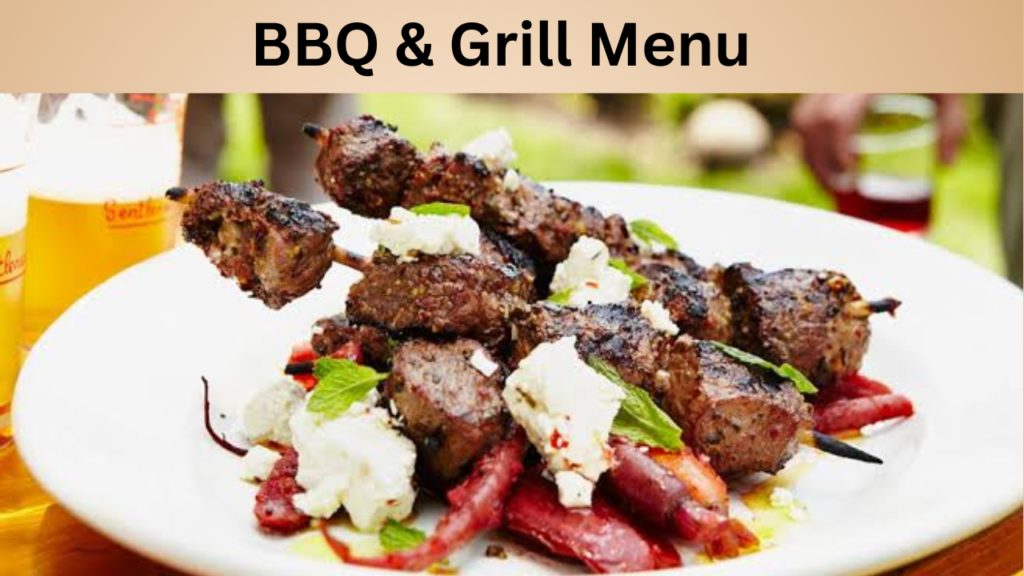 BBQ & Grill Menu