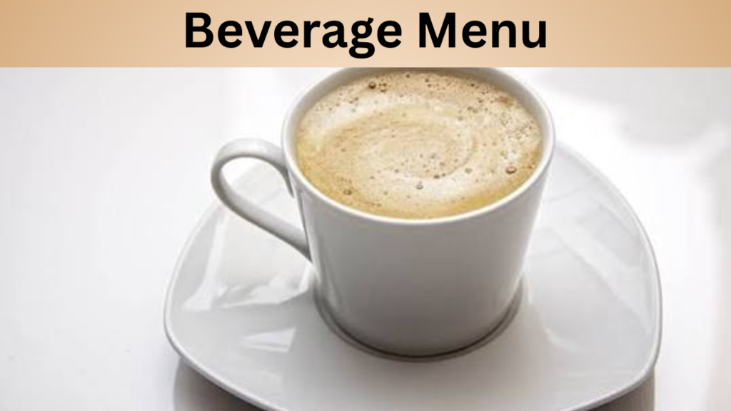 Beverage Menu