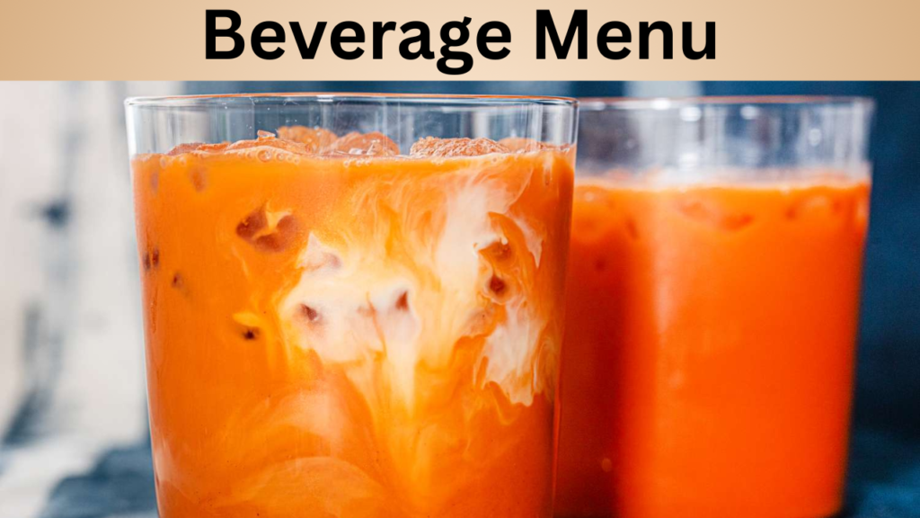 Beverage Menu