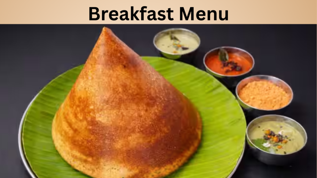 Breakfast Menu