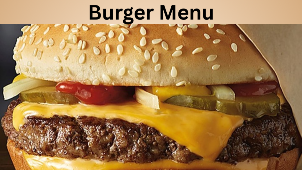 Burger Menu