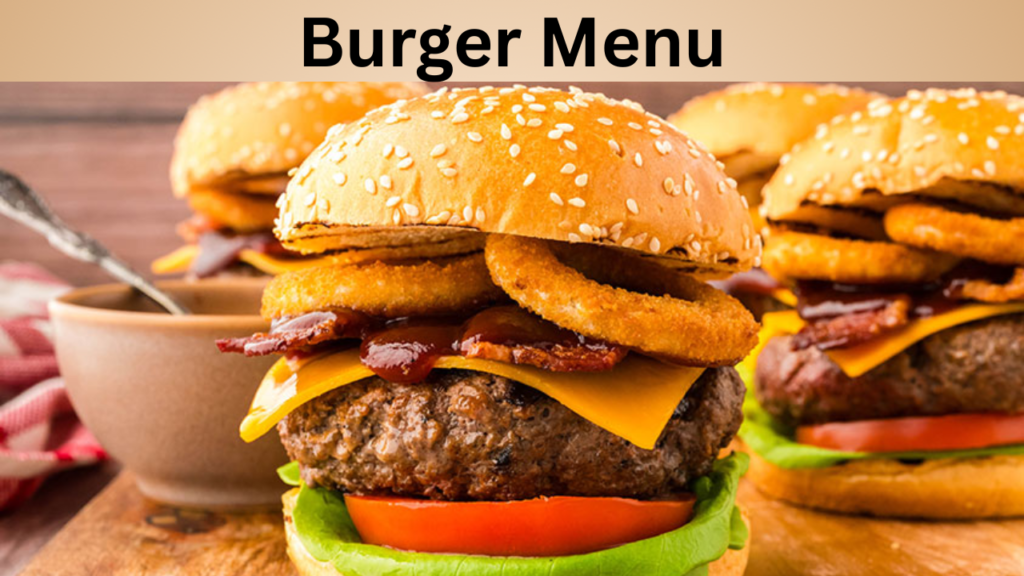 Burger Menu