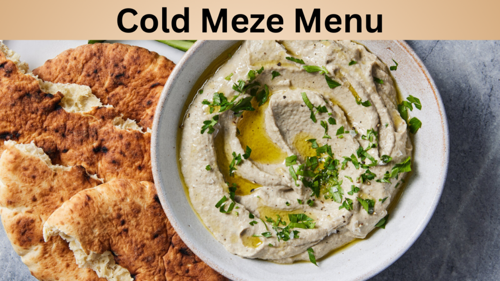 Cold Meze Menu
