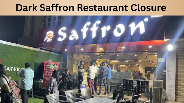 Dark Saffron Restaurant Closure