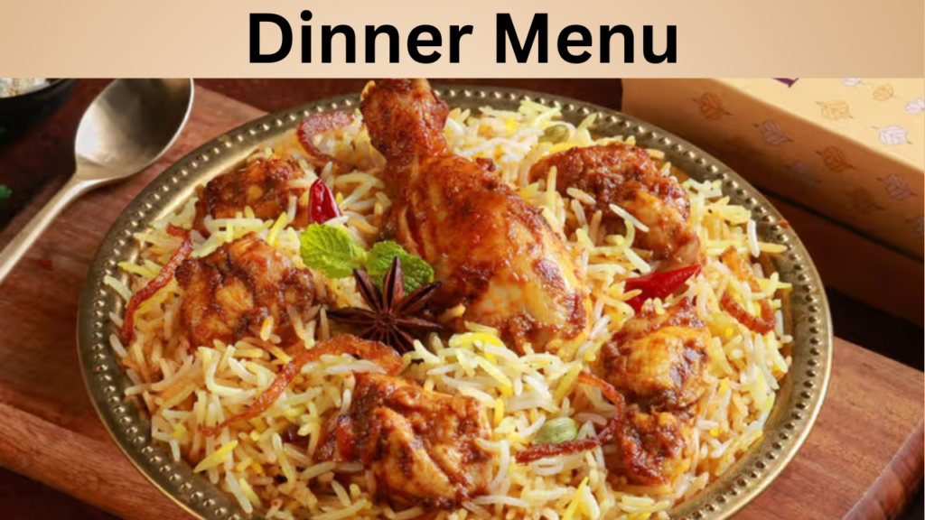 Dinner Menu