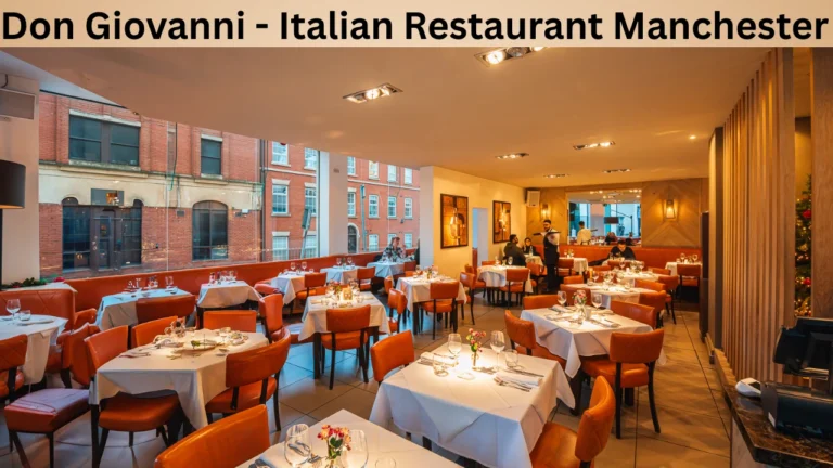 Don Giovanni - Italian Restaurant Manchester