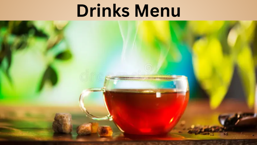 Drinks Menu