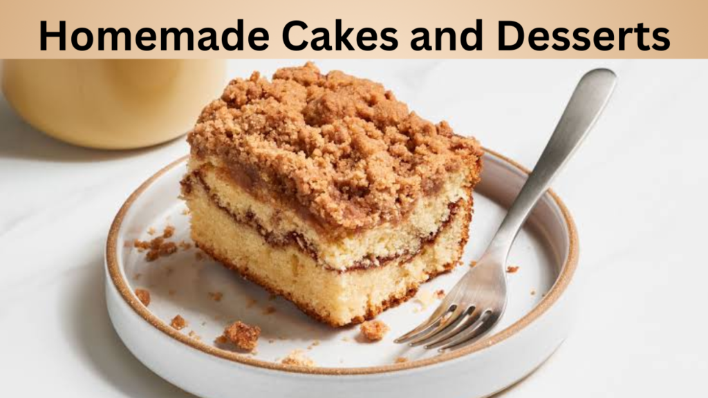 Homemade Cakes and Desserts