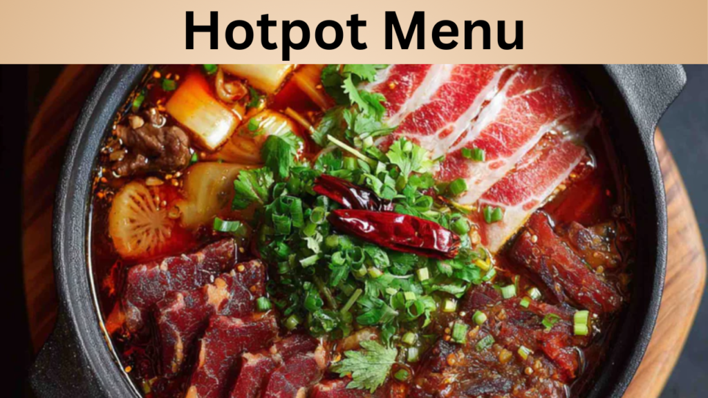 Hotpot Menu