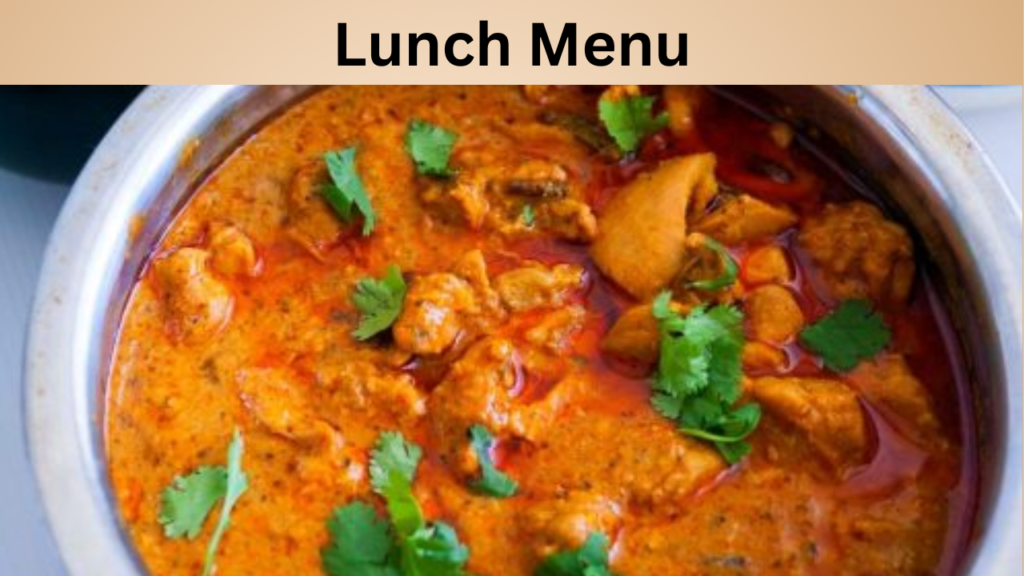 Lunch Menu
