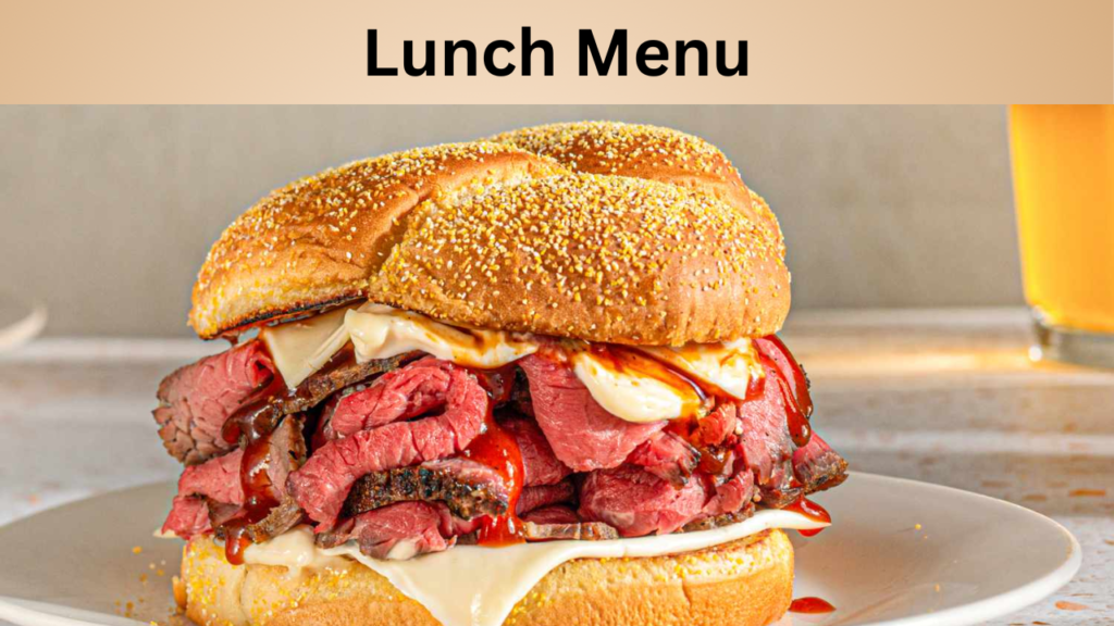 Lunch Menu