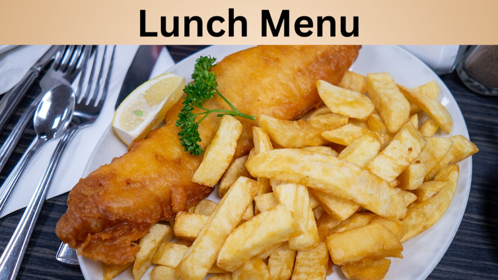 Lunch Menu