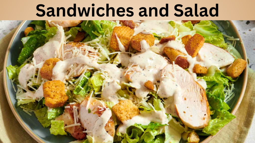 Sandwiches and Salad