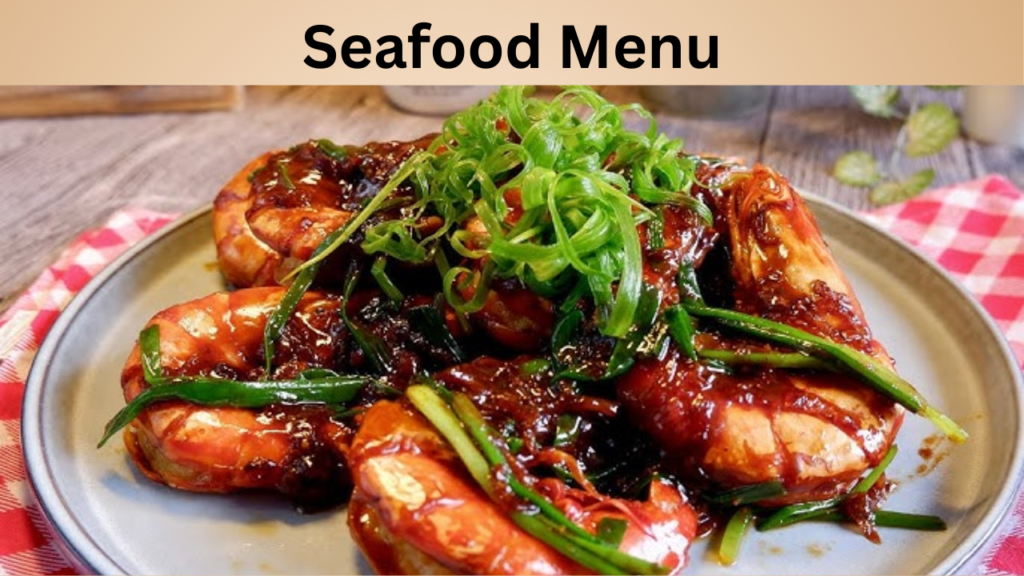 Seafood Menu