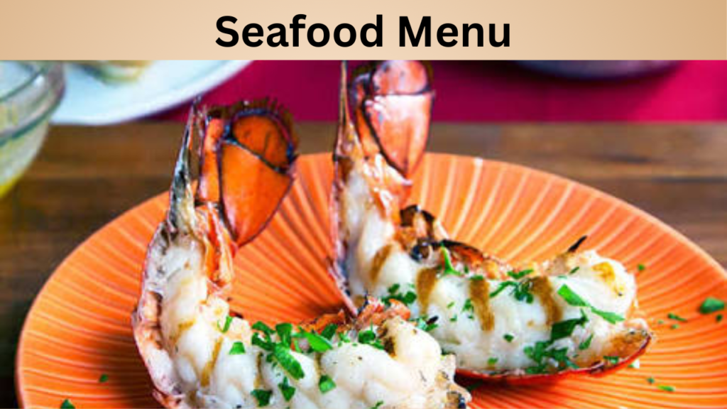 Seafood Menu