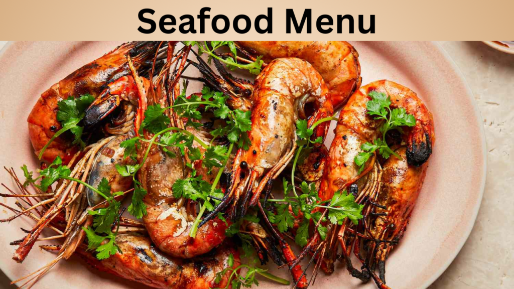 Seafood Menu