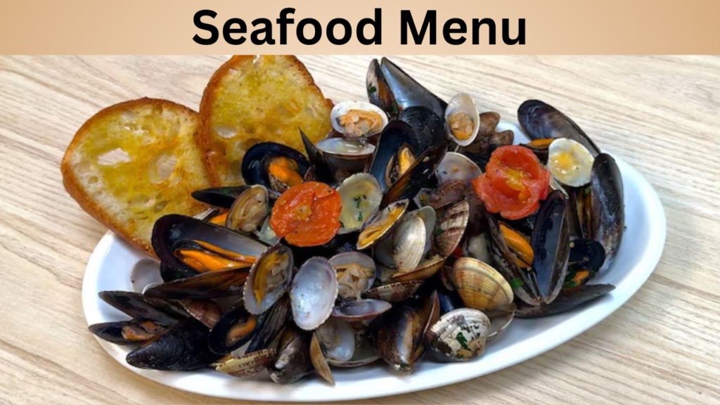 Seafood Menu