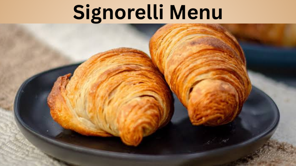 Signorelli Menu