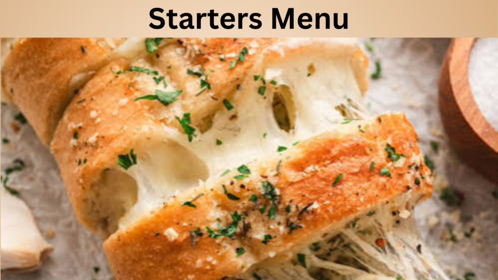 Starters Menu