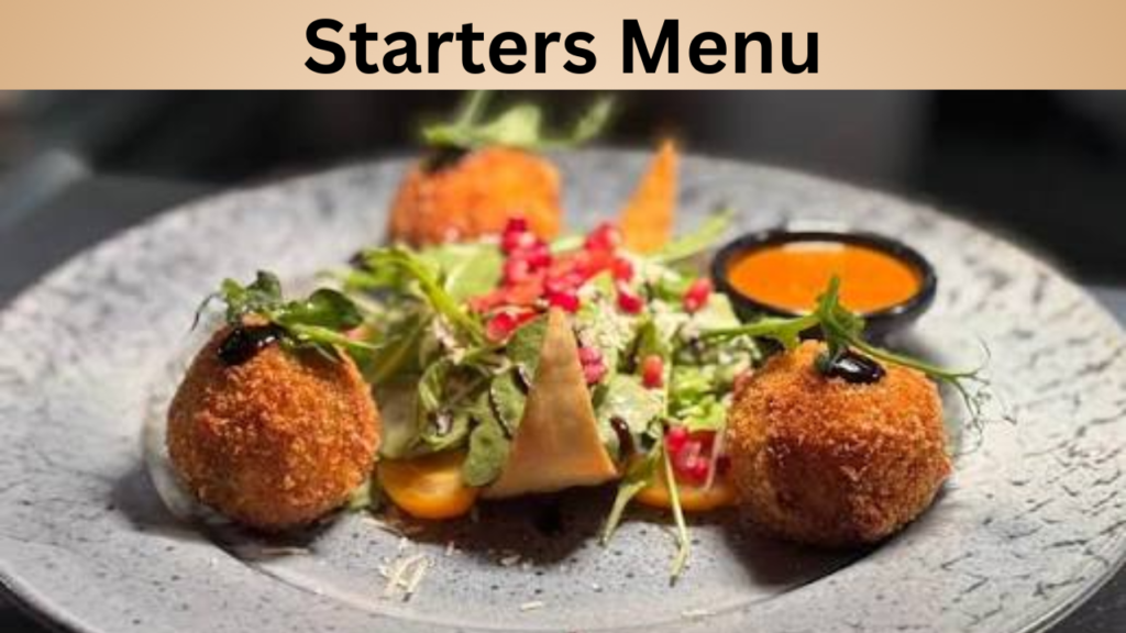Starters Menu