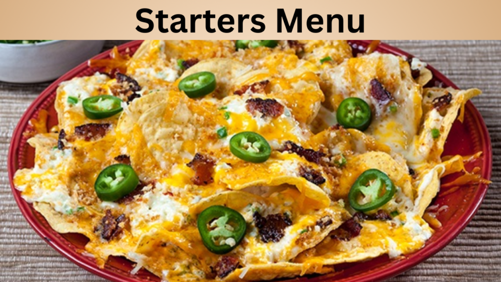 Starters Menu