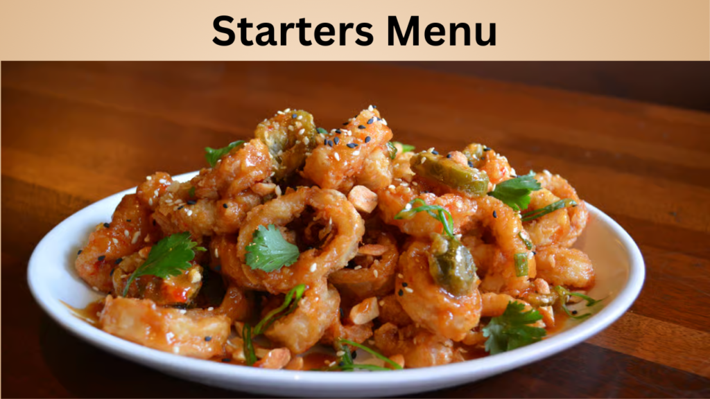 Starters Menu