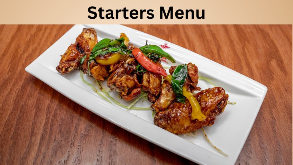 Starters Menu