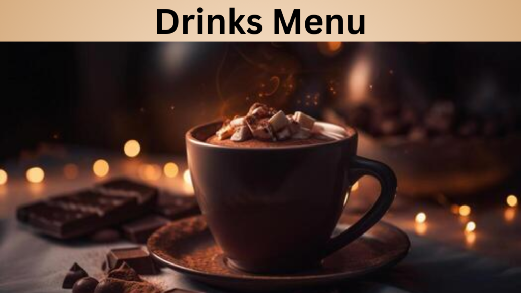 Drinks Menu