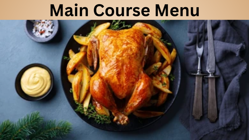 Main Course Menu