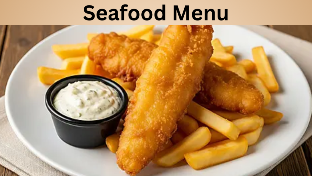 Seafood Menu