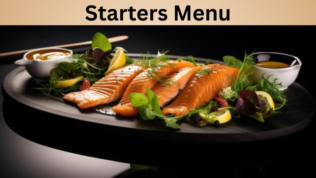 Starters Menu