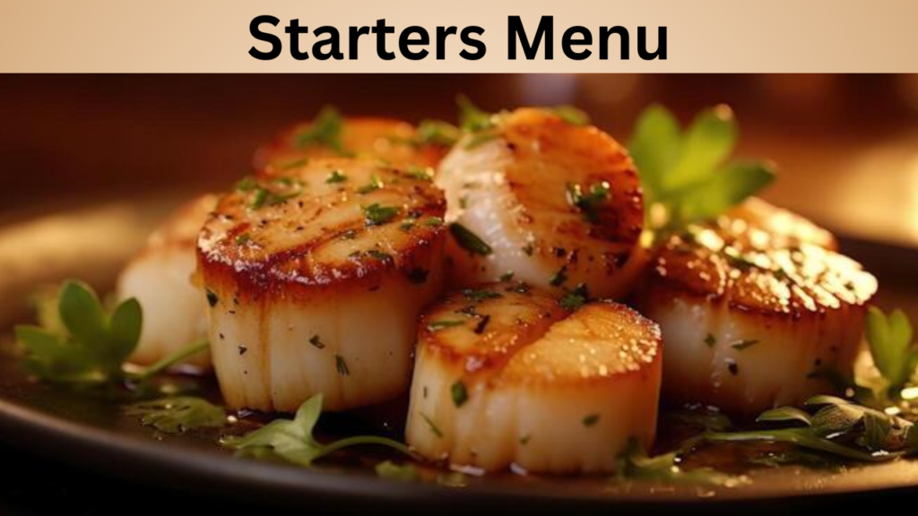 Starters Menu