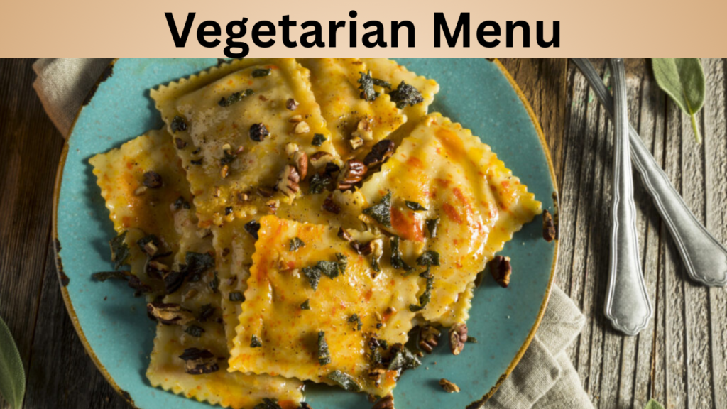 Vegetarian Menu